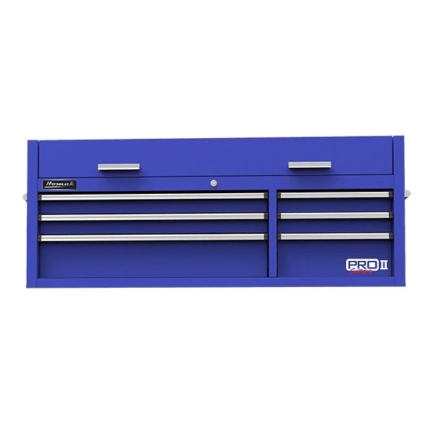 Homak 54in Pro 2 6-Drawer Top Chest - Blue BL02054602 - main